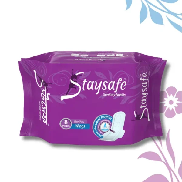Staysafe Sanitary Napkin - Heavy Flow (Wings)